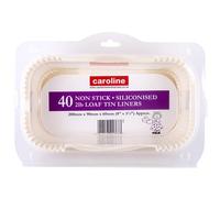 Caroline Loaf Cake Tin Liners 2lb 40pk 1715 Caroline Multicolor