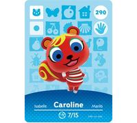 Caroline - Nintendo Animal Crossing Happy Home Designer Amiibo Card - 290