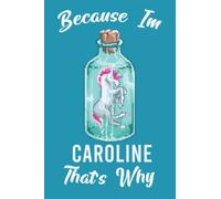 Caroline Notebook: Pixel Art Style Unicorn Ruled Paper Notebook Journal Blank Wide Lined Workbook for Girls Boys Kids Teens Students.