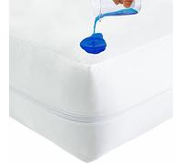 Caroline Shatuik Anti Bed Bug Proof Mattress Encasement Protector Single-Waterproof Zippered Fully Anti Dust mites Mattress Cover(90x190+30cm)