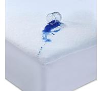 Caroline Shatuik Waterproof Mattress Protector Single, Fitted Sheet Style Terry Towel Extra Deep 40cm Stretch Skirt Non - Noisy Mattress Cover Single Bed(90 x 190 +40cm)