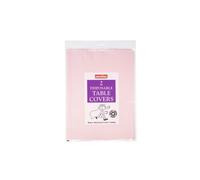 Caroline Tablecloth Paper Disposable Square Pink 90x90cm, Pack of 2