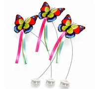 Caroline's Cats Fluttering Butterfly Cat Toy Refill, Replacement Butterflies, Fits Potaroma, All for Paws, Other Brands
