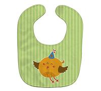 Caroline's Treasures Baby Bib, Birthday Bird, Large
