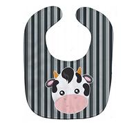 Caroline's Treasures Baby Bib, Cow Face, Large