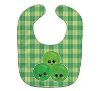 Caroline's Treasures Baby Bib, Three Peas, Large
