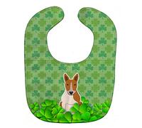 Caroline's Treasures BB6276BIB Bull Terrier Red White Shamrocks Baby Bib, 10 x 13", Multicolor