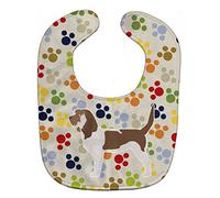 Caroline's Treasures BB6295BIB Grand Basset Griffon Vendeen Pawprints Baby Bib, 10 x 13", Multicolor