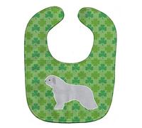 Caroline's Treasures BB6420BIB Spanish Water Dog Shamrocks Baby Bib, 10 x 13", Multicolor