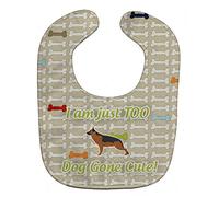 Caroline's Treasures BB6529BIB German Shepherd Dog Gone Cute Baby Bib, 10 x 13", Multicolor