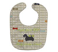 Caroline's Treasures BB6574BIB Scottish Terrier Dog Gone Cute Baby Bib, 10 x 13", Multicolor
