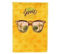 Caroline's Treasures BB8207GF Beach Sunglasses Yellow Polkadot Garden Flag Size Multicolor