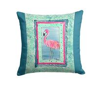 Caroline's Treasures Bird - Flamingo Decorative Fabric Pillow 8107