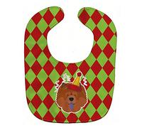 Caroline's Treasures Christmas Baby Bib, Chow Chow, Large