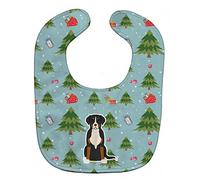 Caroline's Treasures Christmas Baby Bib, Greater Swiss Mountain Dog, Large