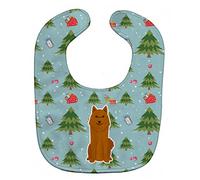 Caroline's Treasures Christmas Baby Bib, Karelian Bear Dog, Large