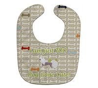 Caroline's Treasures Dog Gone Cute Baby Bib, Chinese Crested, Large