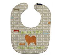 Caroline's Treasures Dog Gone Cute Baby Bib, Chow Chow, Large