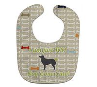 Caroline's Treasures Dog Gone Cute Baby Bib, Croatian Sheepdog, Large