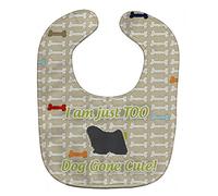 Caroline's Treasures Dog Gone Cute Baby Bib, Puli, Large
