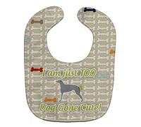 Caroline's Treasures Dog Gone Cute Baby Bib, Scottish Deerhound, Large