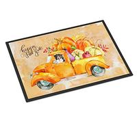 Caroline's Treasures Fall Harvest Bernese Mountain Dog Door Mat, Multicolor
