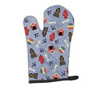 Caroline's Treasures Ove Dog House Collection Cocker Spaniel Black Tan Oven Mitt BB2706OVMT, Fabric, Multicolored