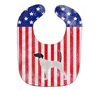 Caroline's Treasures Patriotic USA Baby Bib, English Pointer, Large
