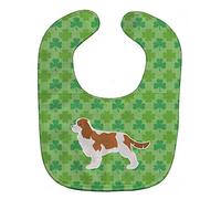 Caroline's Treasures Shamrocks Baby Bib, Cavalier King Charles Spaniel, Large