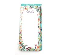 'CAROL'S List' Tiggi & Bird Lined Magnetic Personalised Shopping List Note Pad. Gift for that Organised Person in Your Life. Mother's Day, Birthday, Christmas, Easter, Any Occasion