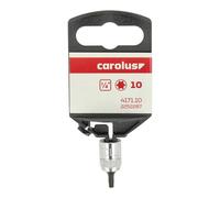 Carolus 4171.10 Torx T10 Screwdriver Bit, 1/4 Inch, Pack of 1