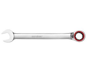 Carolus Offset Wrench Ratchet Ring Spanner, 14 mm, 15 Degrees, Bi-Directional, 1710.14
