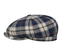 Caroma Check 8 Panel Flat Cap by JJ Hats