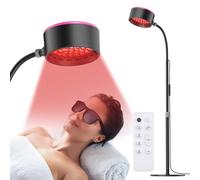 Caromolly - Red Light Therapy Device Lamp, 660nm Red Light and 850nm Near Infrared Light, 2 in 1 Retractable Skin Care