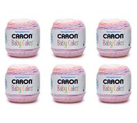 Caron Baby Cakes - Pack of 6 Balls- 100g Each Ball- Ballerina, Pink