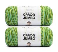 Caron Jumbo Foliage Yarn - 2 Pack of 340g/12 oz - 100% Acrylic - #4 Worsted (Medium) - 595 Yards - Knitting/Crochet