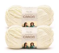 Caron Simply Me Aran Yarn - 2 Pack of 160g/5.64oz - 62% Acrylic, 20% Nylon, 18% Wool - #5 Bulky - 197 Yards - Knitting/Crochet