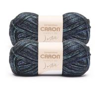 Caron Simply Me Luster Sodalite Yarn - 2 Pack of 170g/6oz - 65% Nylon, 35% Acrylic - #4 Worsted (Medium) - 360 Yards - Knitting/Crochet