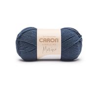 Caron Simply Me Merino Deep Water Heather Yarn - 3 Pack of 100g/3.5oz - 50% Acrylic, 50% Merino Wool - #3 DK (Light) - 215 Yards - Knitting/Crochet