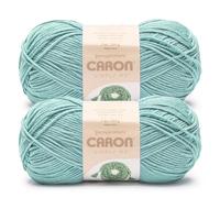 Caron Simply Me Moonstone Yarn - 2 Pack of 160g/5.64oz - 62% Acrylic, 20% Nylon, 18% Wool - #5 Bulky - 197 Yards - Knitting/Crochet