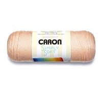 Caron Simply Soft Acrylic Aran Knitting Wool Yarn 170g - 9737 Light Country Peach