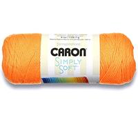 Caron Simply Soft Acrylic Aran Knitting Wool Yarn 170g - 9774 Neon Orange