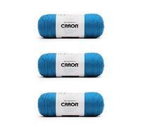 Caron Simply Soft Cobalt Blue Yarn - 3 Pack of 170g/6oz - Acrylic - 4 Medium (Worsted) - 315 Yards - Knitting/Crochet