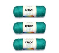 Caron Simply Soft Cool Green Yarn - 3 Pack of 170g/6oz - Acrylic - 4 Medium (Worsted) - 315 Yards - Knitting/Crochet