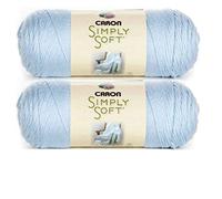 Caron Simply Soft - Pack of 2 Balls - 170g Each Ball - Soft Blue