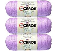 Caron Simply Soft-Pack of 3 Balls-170g Each Ball-Orchid, Lavender