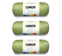 Caron Simply Soft - Pack of 3 Balls - 170g Each Ball - Pistachio