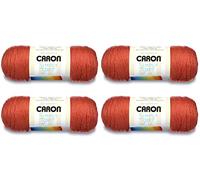 Caron Simply Soft - Pack of 4 Balls - 170g Each Ball - Persimmon
