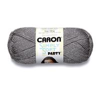 CARON Simply Soft Party- 85G- Platinum Sparkle