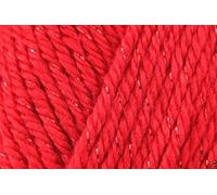 Caron Simply Soft Party Acrylic DK Knitting Wool Yarn 85g -015 Rich Red Sparkle